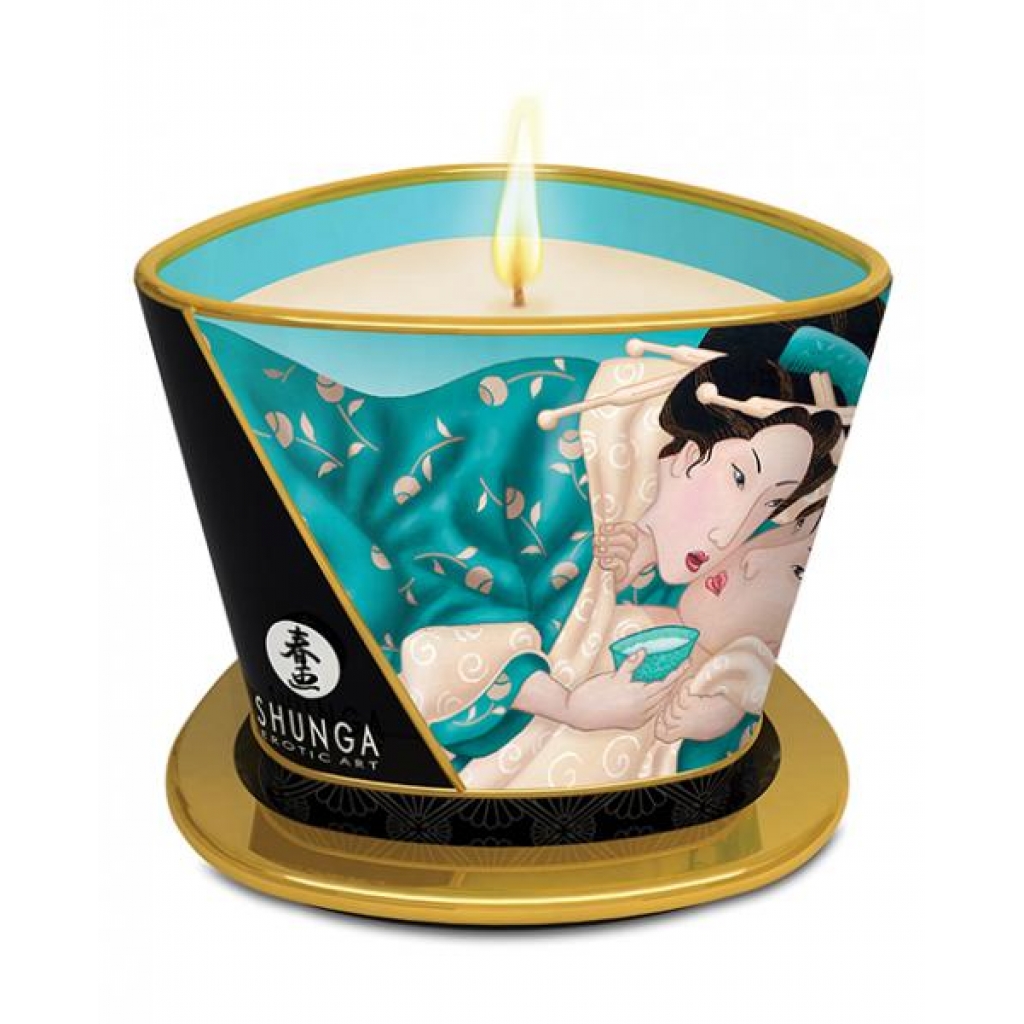 Shunga Massage Candle - 5.7 Oz - Island Blossoms