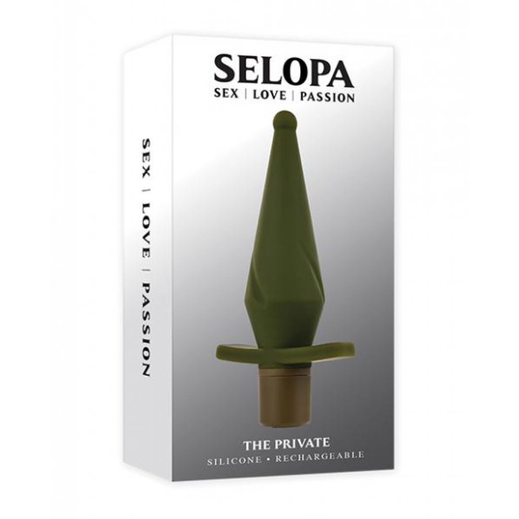 Selopa The Private Vibrating Plug - Green