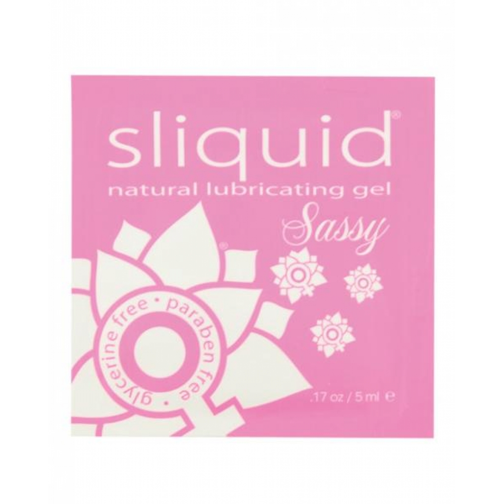 Sliquid Naturals Sassy Lubricating Gel - .17oz Pillows