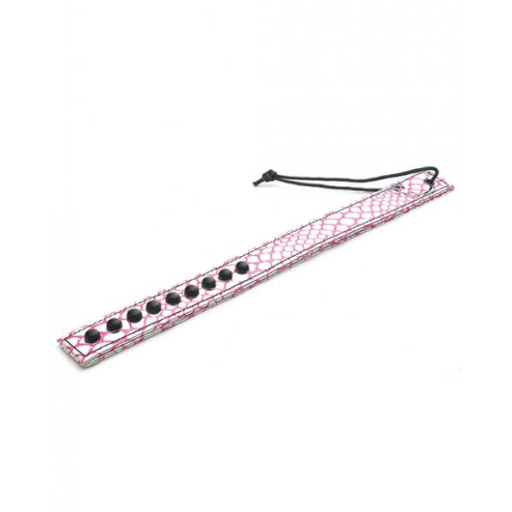 Spartacus Faux Leather Paddle - Pink