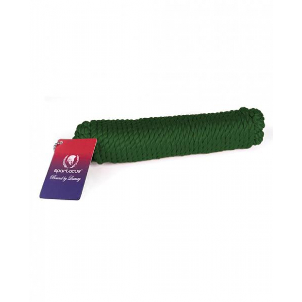 Spartacus Nylon Bondage Rope - 10 Meters Green