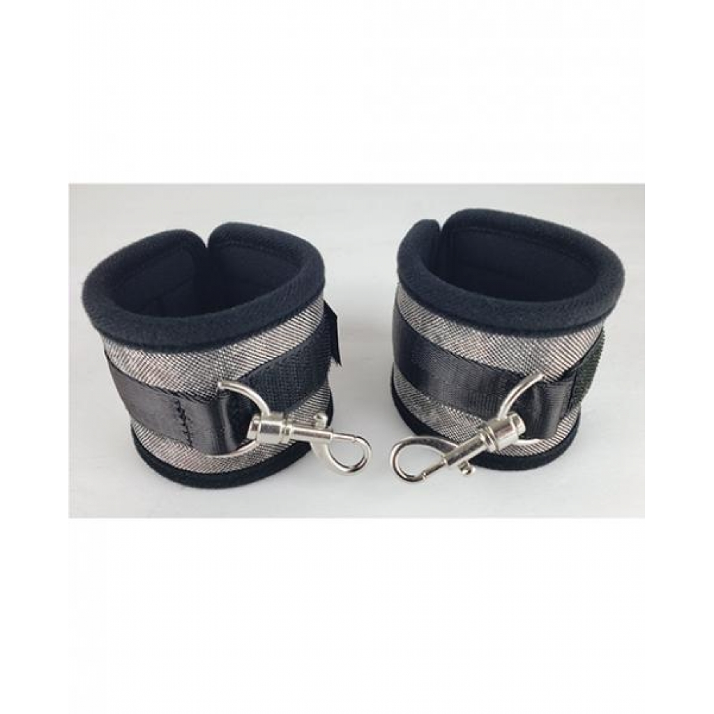 Spartacus Wrist Restraints - Neoprene Silver