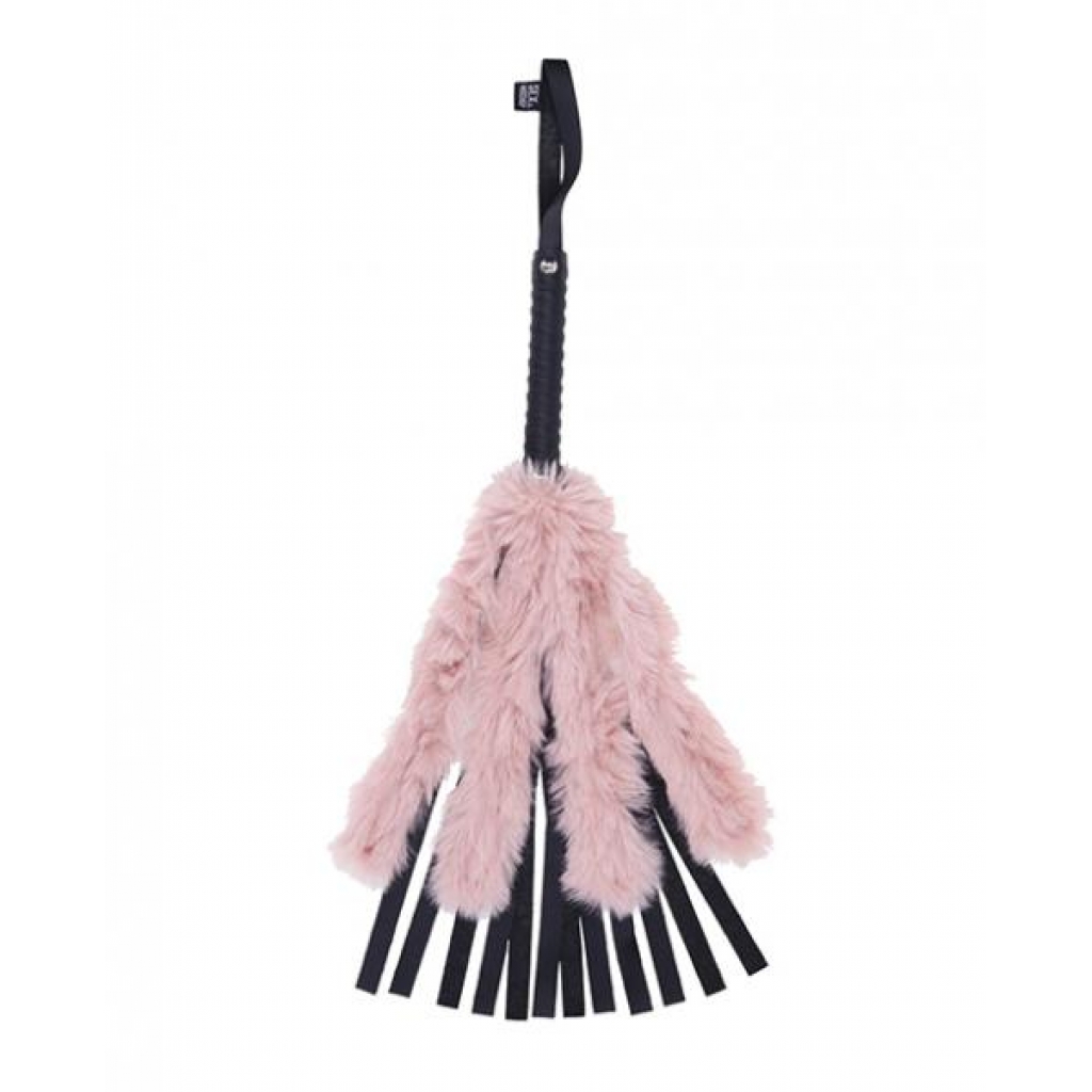 Sex & Mischief Brat Faux Fur Flogger - Pink