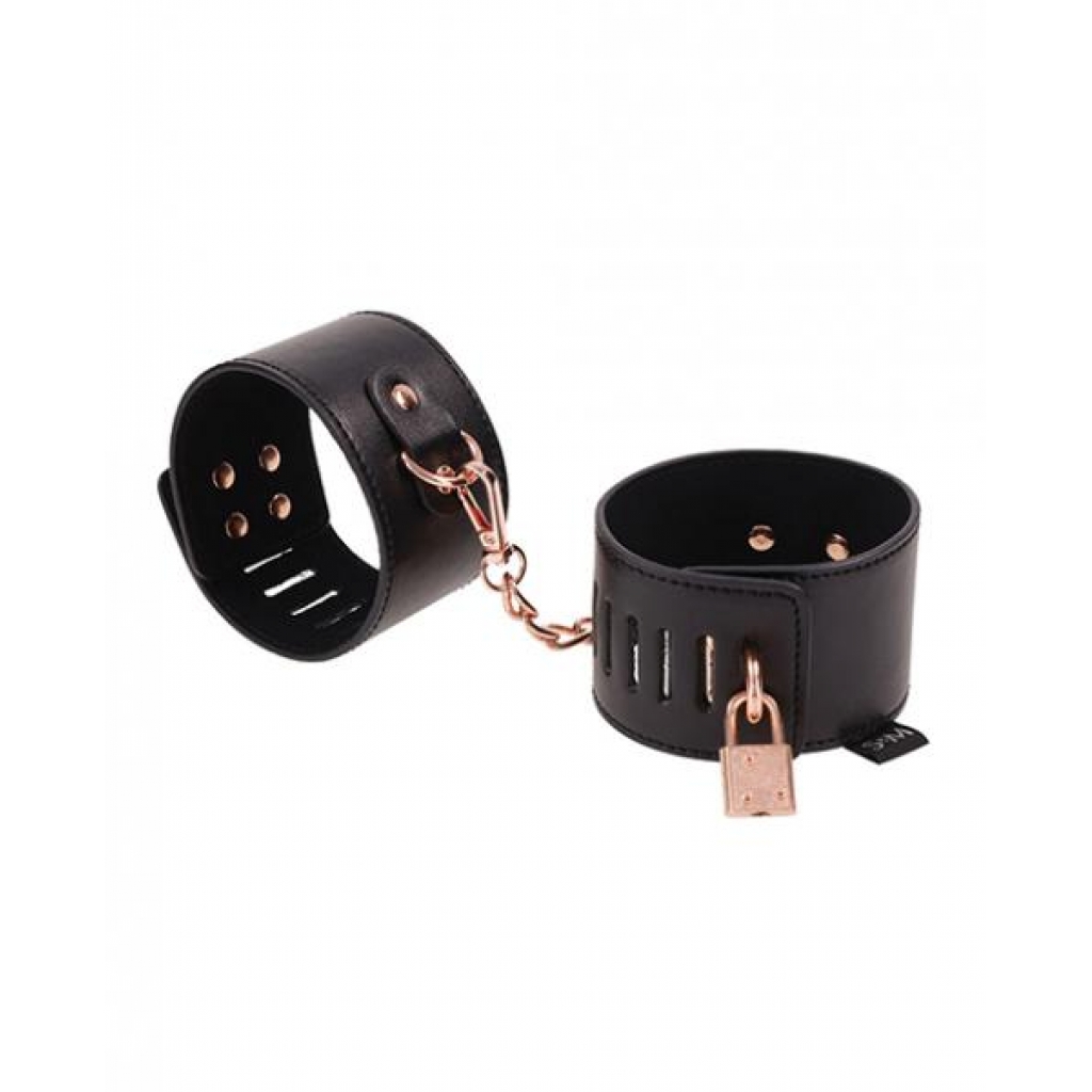 Sex & Mischief Brat Locking Cuffs - Strictly For Play