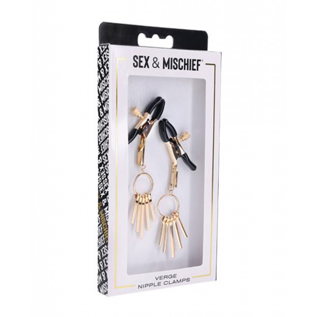 Sex & Mischief Verge Nipple Clamps - Ignite Your Senses