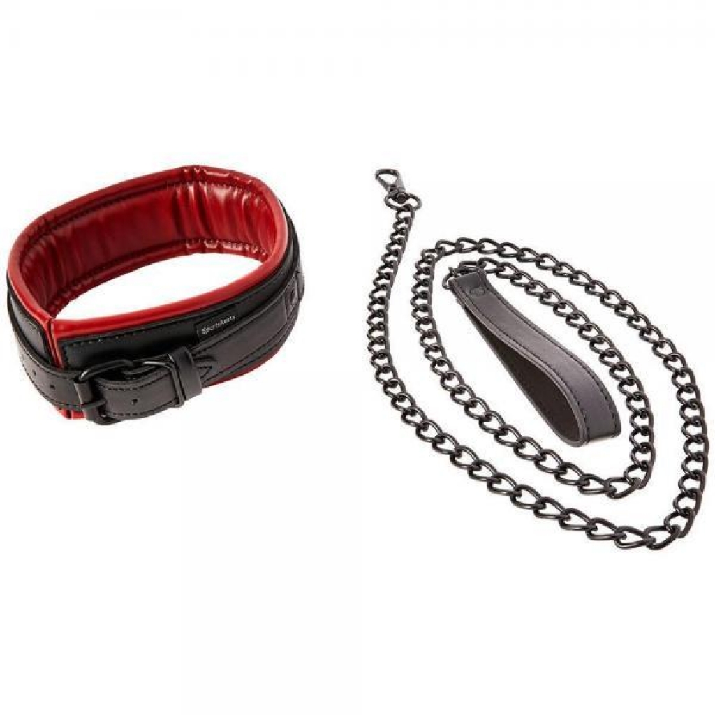 Sportsheets Saffron Leash & Collar - Elegant BDSM Style