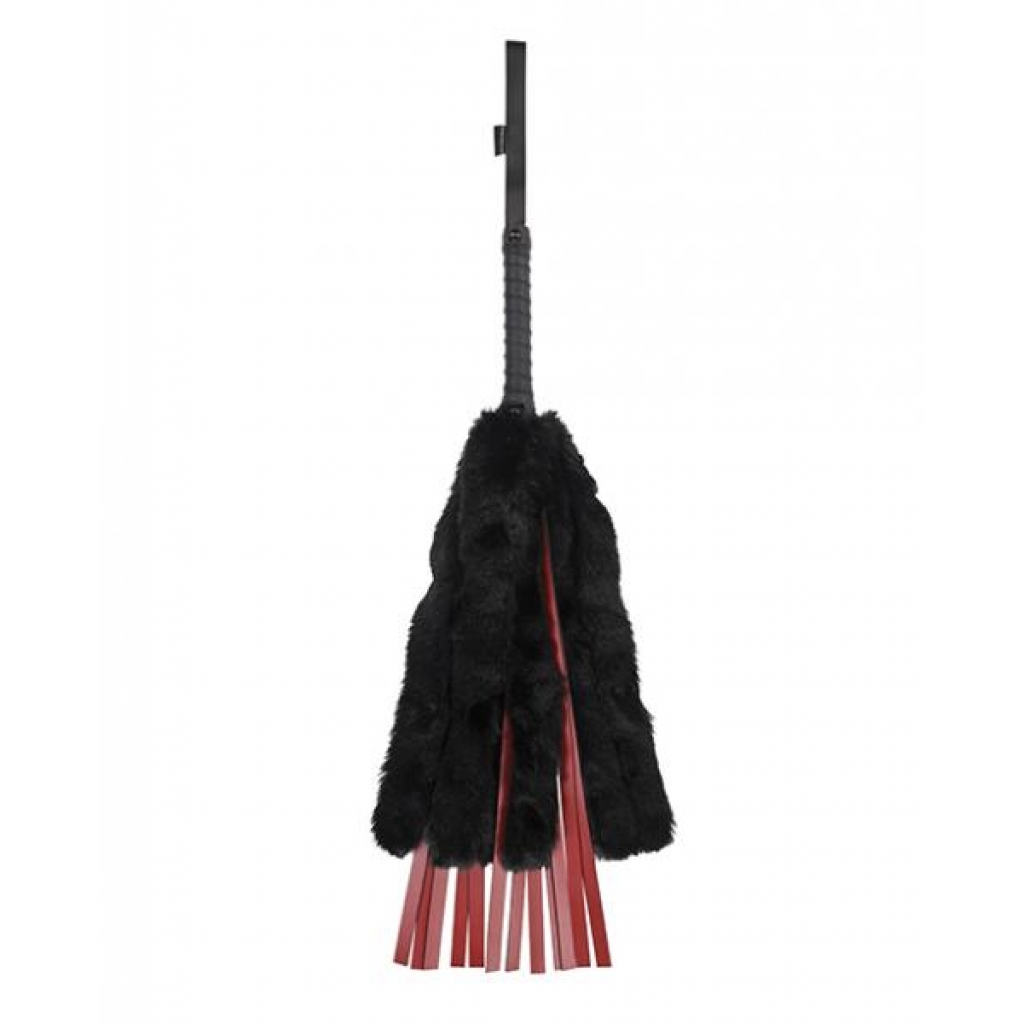 Saffron Faux Fur Flogger Red