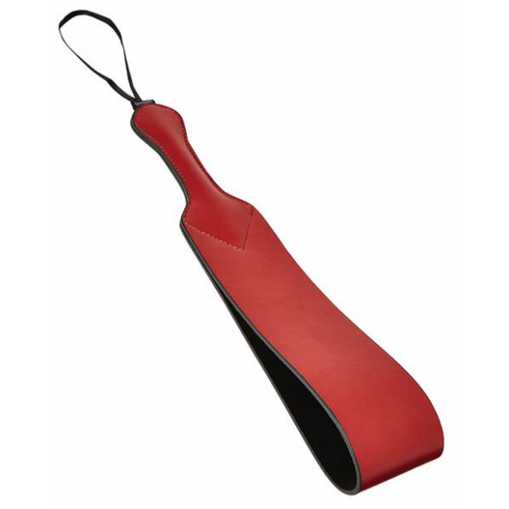 Sportsheets Saffron Loop Paddle - Black/Red