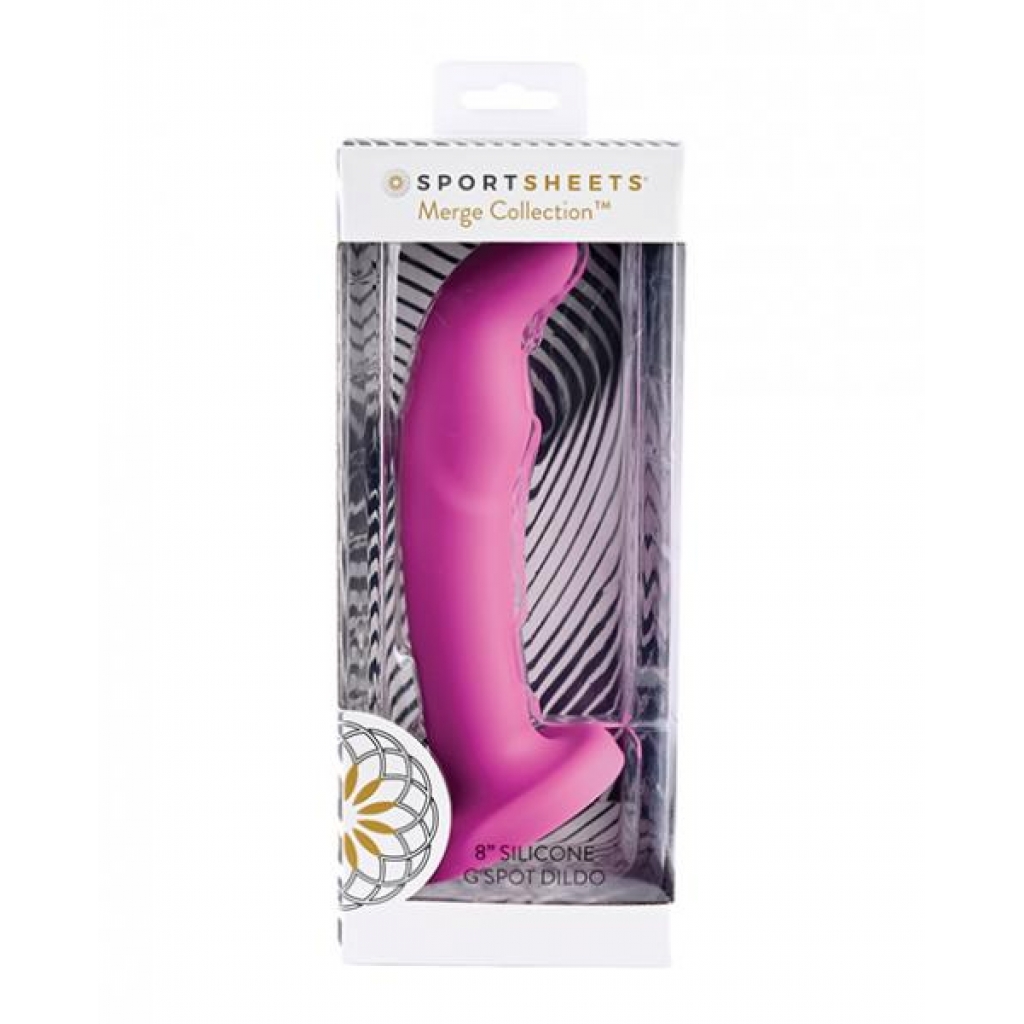 8-Inch Pink Silicone G-Spot Dildo - Tana