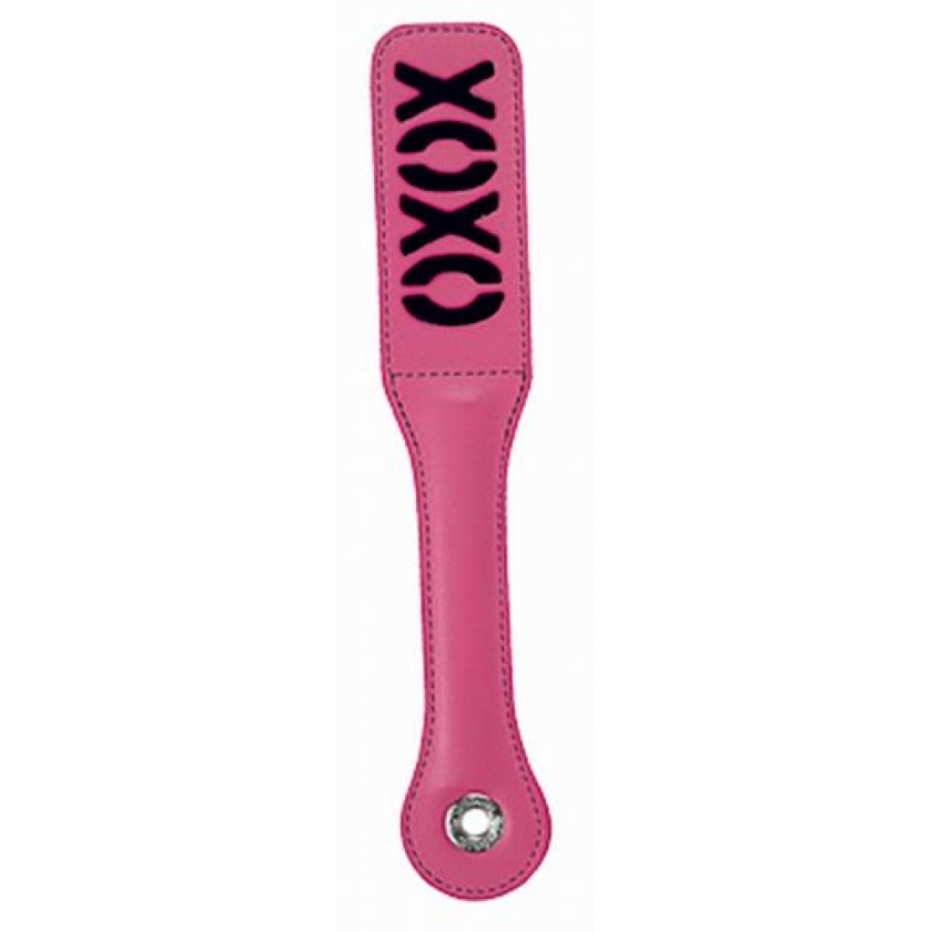 Sex And Mischief XOXO Paddle - Pink, 12 Inches