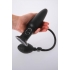 Inflatable Vibrating Butt Plug - Black