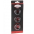 Malesation Stretchy Cock Rings - 3 Pack - Black