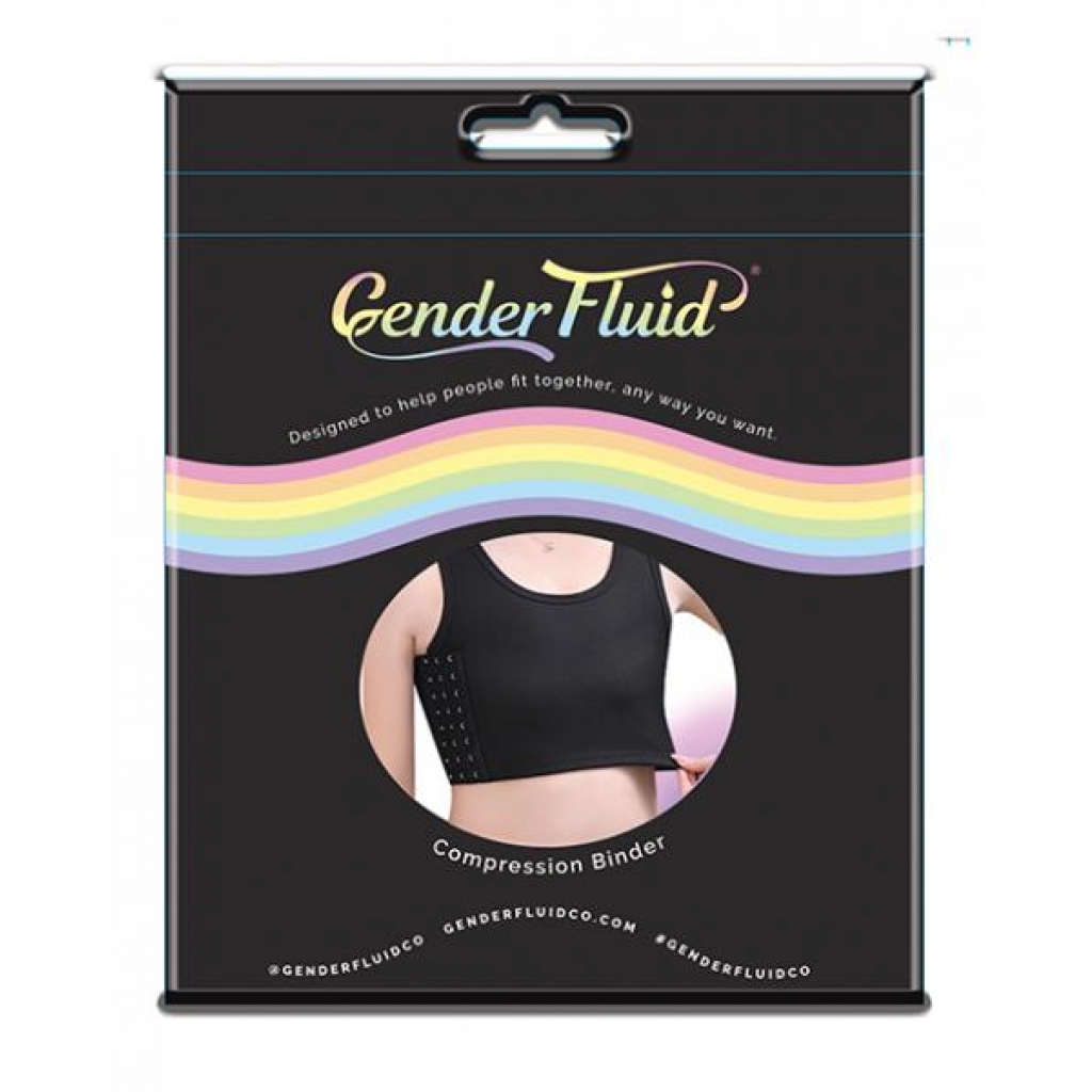 Gender Fluid Chest Compression Binder - XXXL Black