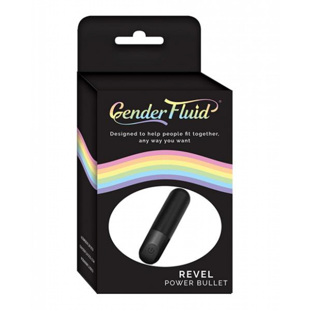 Gender Fluid Revel Power Bullet - Matte Black