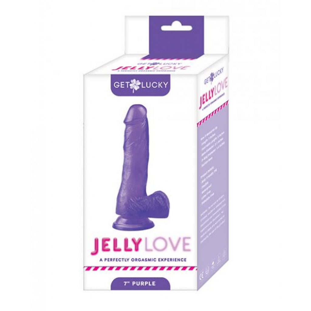 Voodoo Get Lucky Jelly Love Dildo - Purple