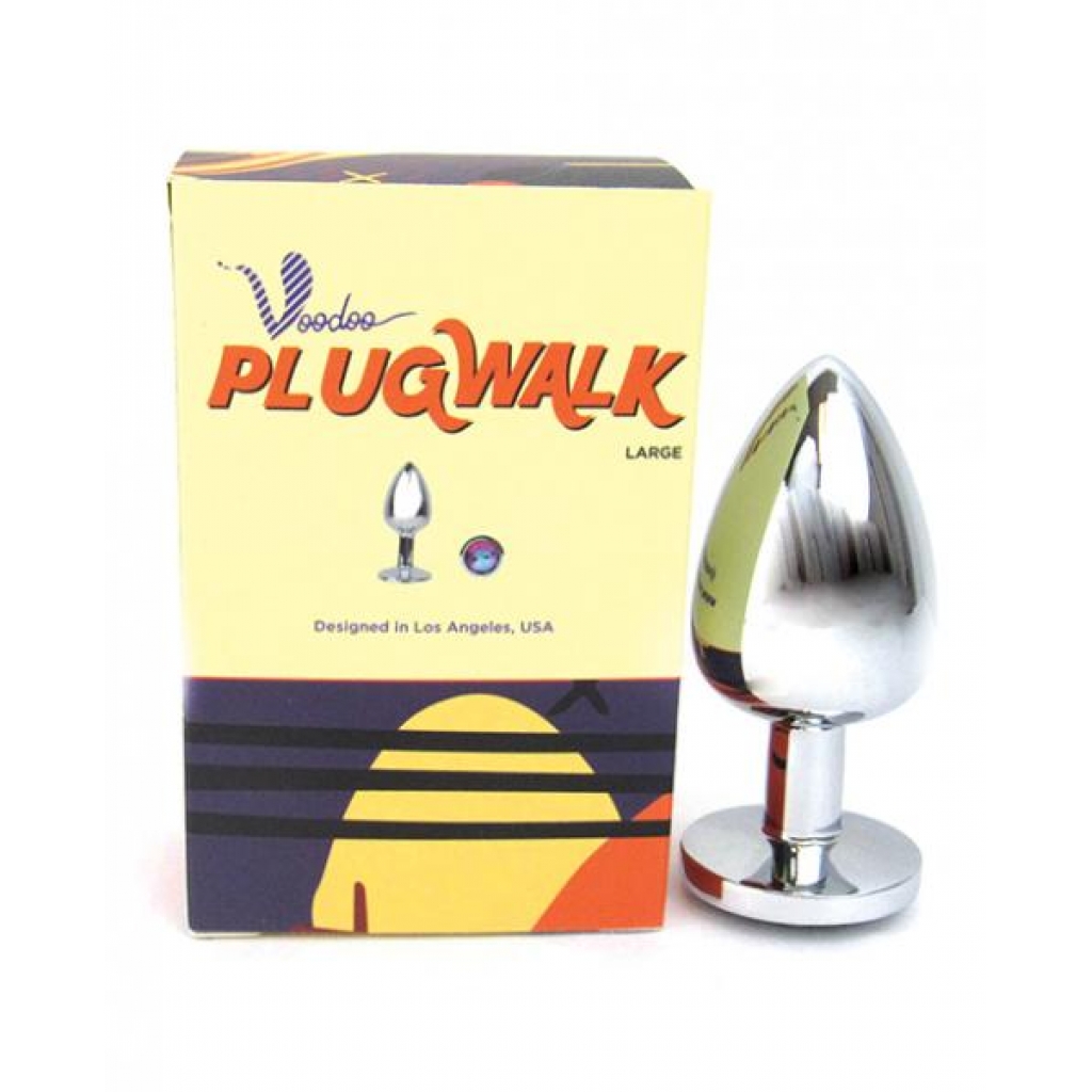 Voodoo Plug Walk - Large Stainless Steel - Silver