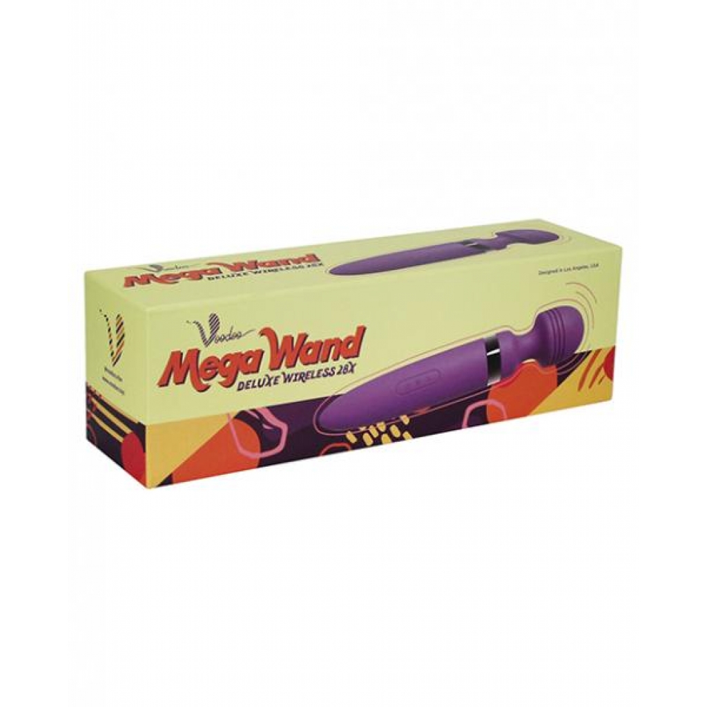 Voodoo Deluxe Mega Wand Personal Massager - 28X Purple