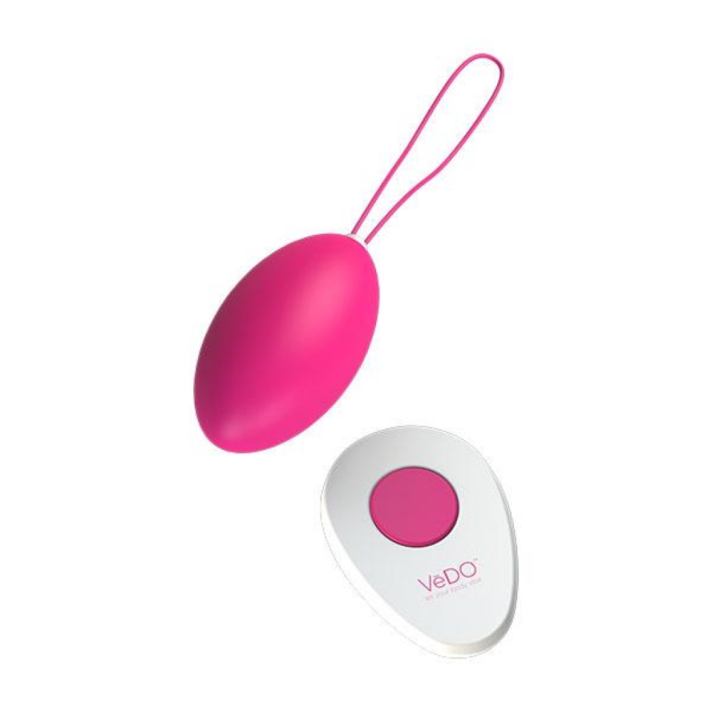 VeDO Peach Rechargeable Egg Vibe - Foxy Pink Delight