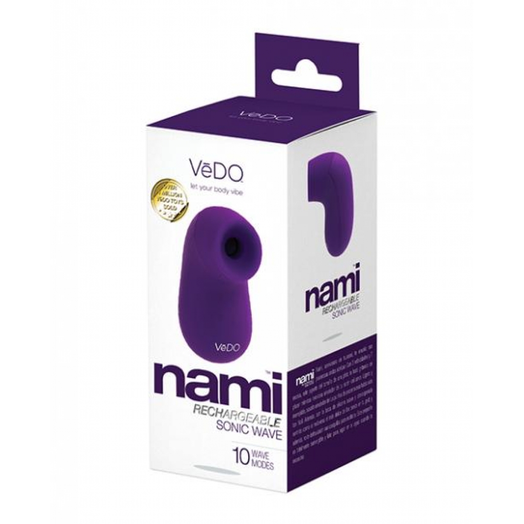 Vedo Nami Rechargeable Sonic Vibrator - Deep Purple