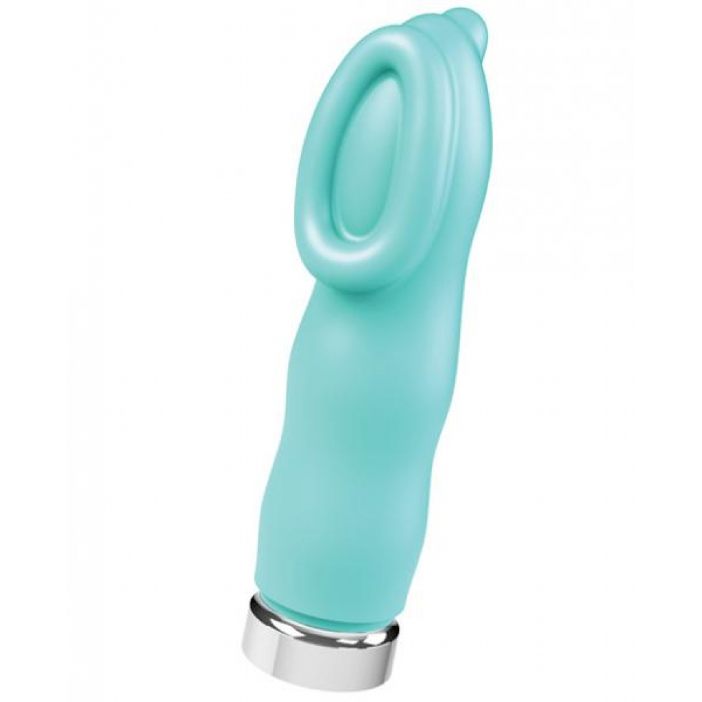 Luv Plus Rechargeable Clitoral Vibe - Turquoise Blue