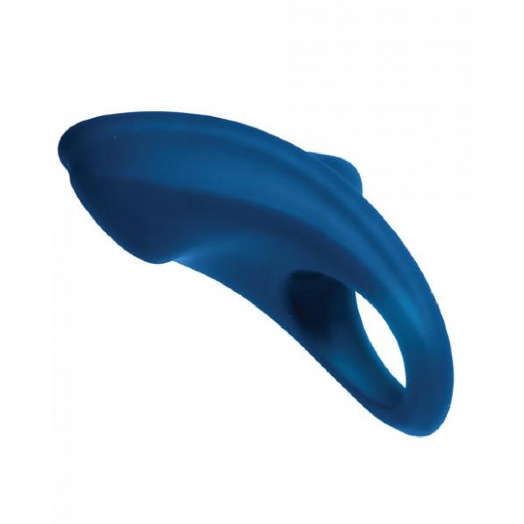 Vedo Overdrive Rechargeable Cock Ring - Midnight Madness Blue