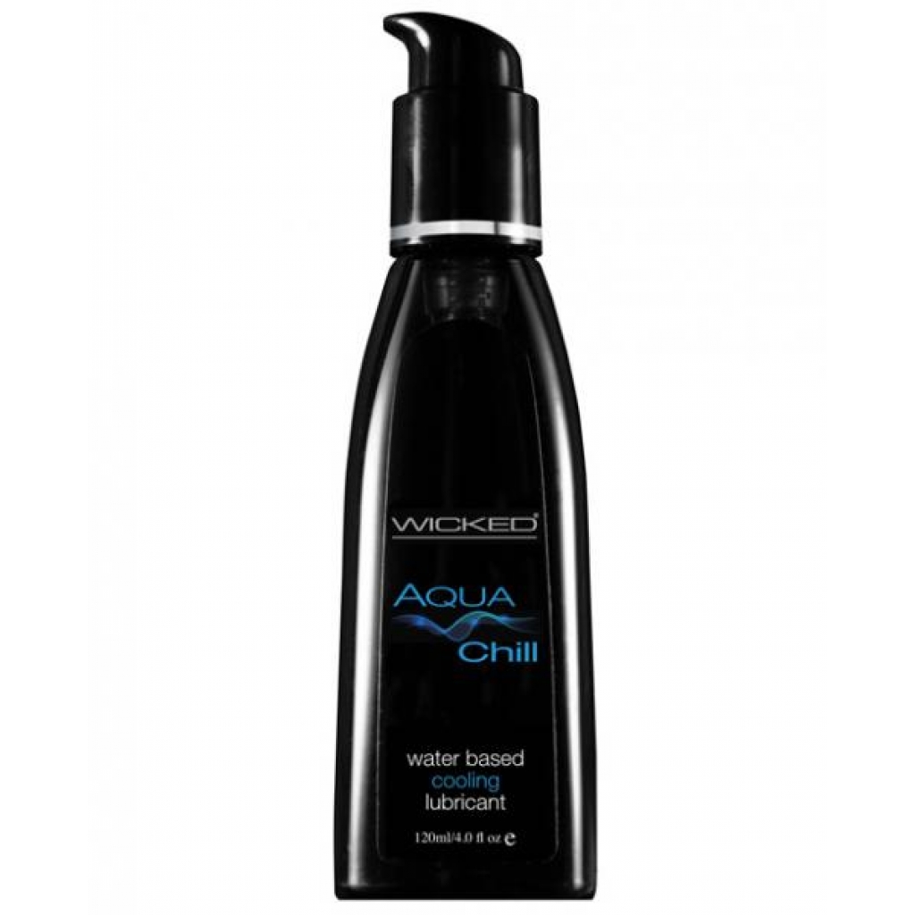 Wicked Aqua Chill Cooling Water Based Lubricant - 4 oz