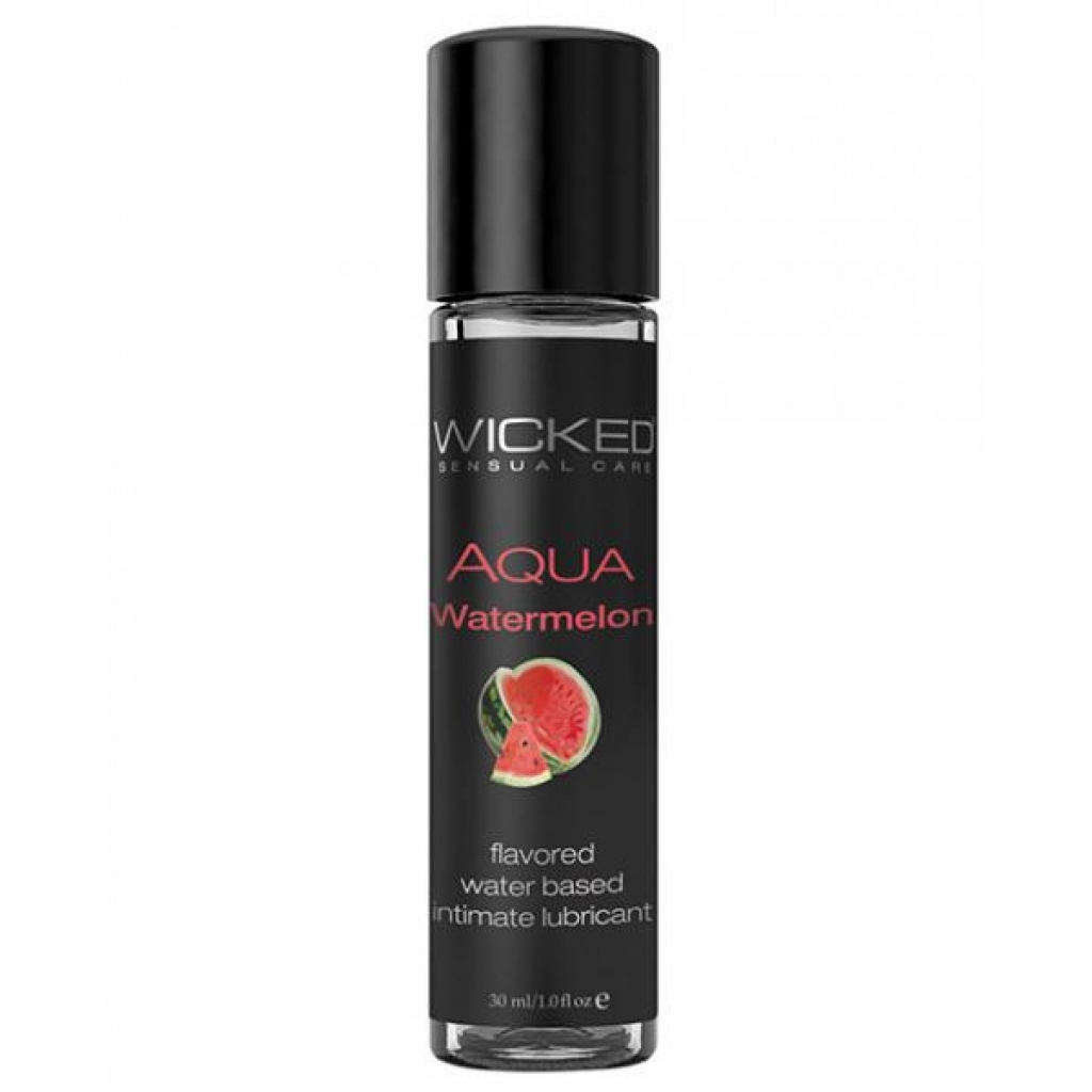 Wicked Aqua Water Based Lubricant - Watermelon - 1oz