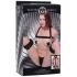 Acquire Easy Access Thigh Harness, Wrist Cuffs Black