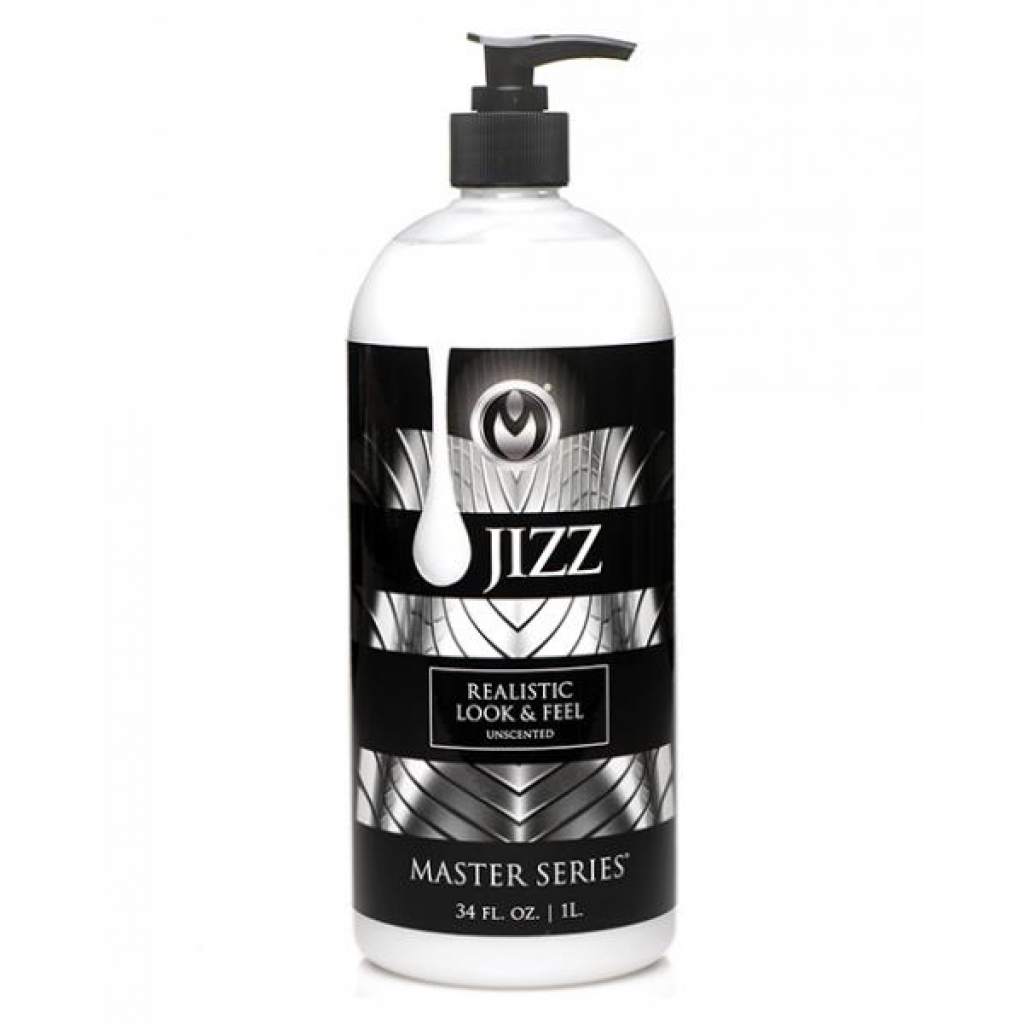 Master Series Unscented Jizz Water Based Body Glide - 34oz