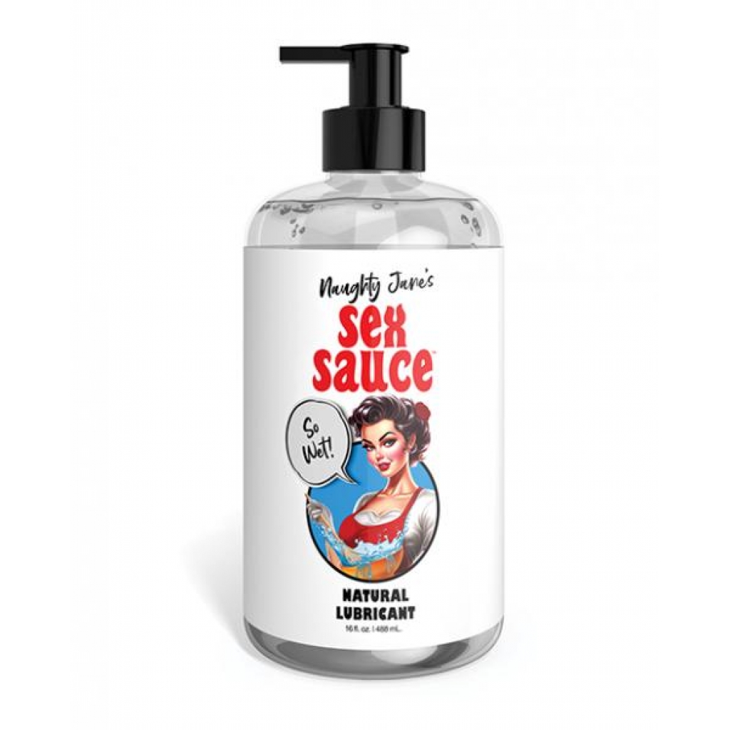 Naughty Jane's Sex Sauce - Natural Lubricant - 16 Oz