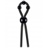 Ultimate Silicone Lasso Cock Ring - Black