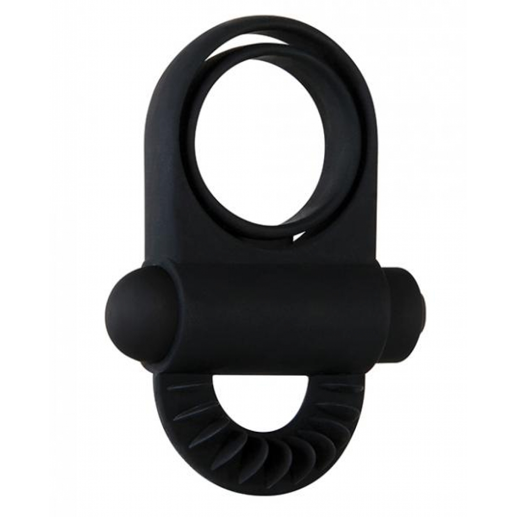 Bell Ringer Vibrating Cock Ring & Ball Strap