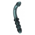 Hamsa Glass Dildo - Smoky Jade Green