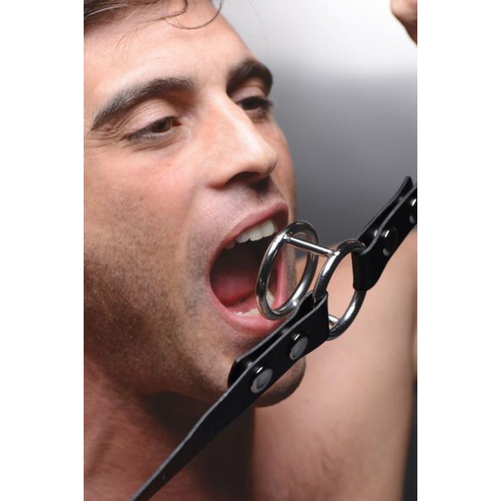 Strict Leather Deep Throat Gag Black