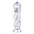 Soma Twisted Glass Dildo - Clear