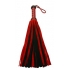 Short Suede Flogger - Black and Red