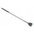 Grey Leather Riding Crop - Smoke