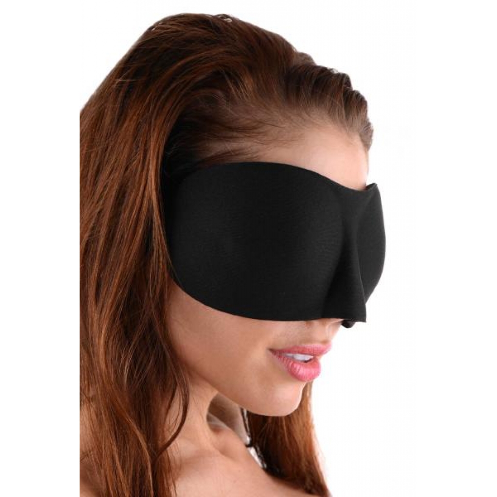 Frisky Deluxe Black Out Blindfold - One Size Fits Most