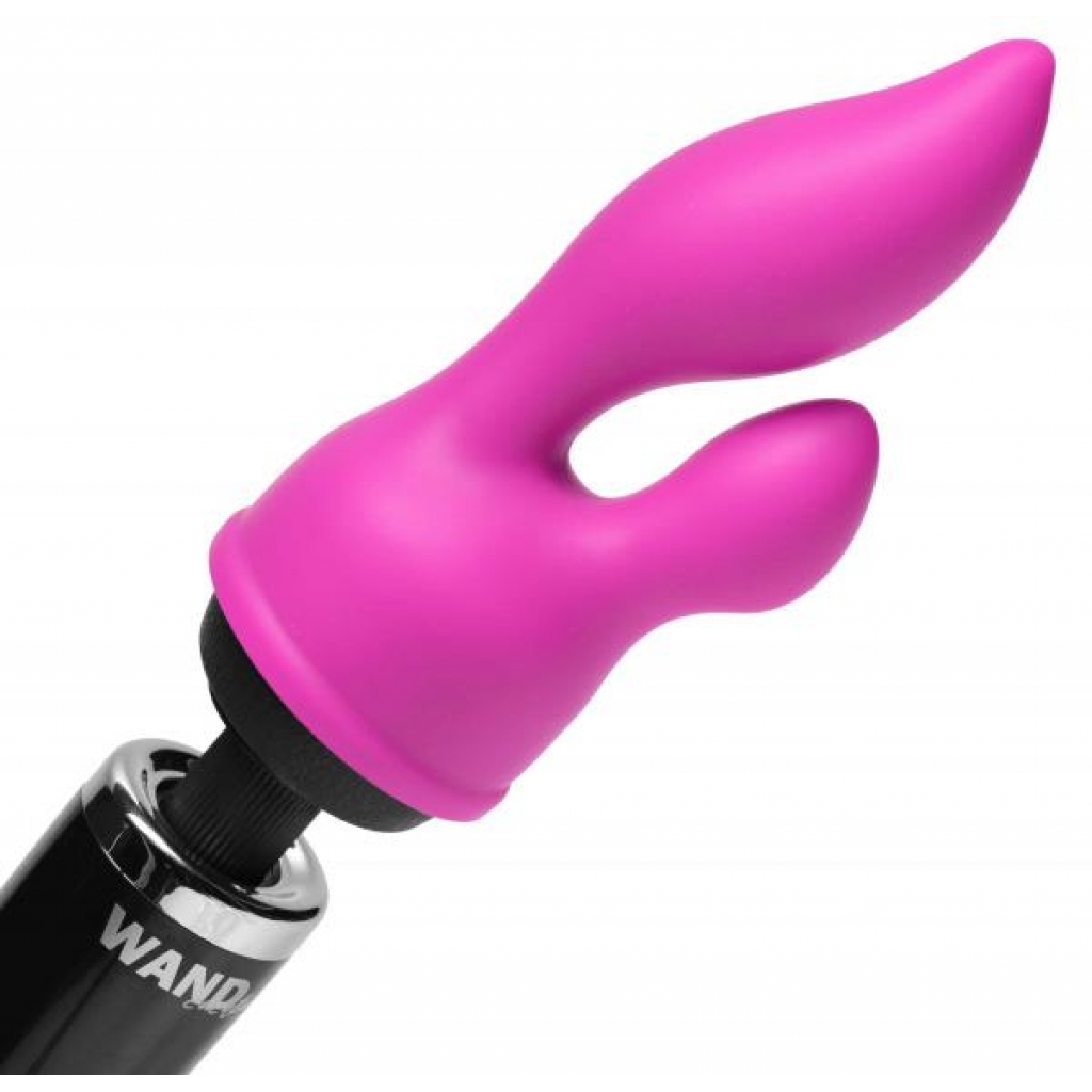 Euphoria Dual Stimulation Silicone Wand Attachment - Pink