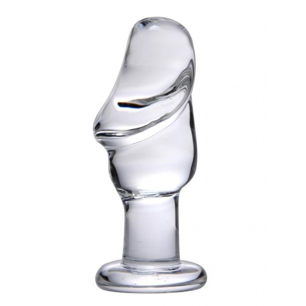 Asvini Clear Glass Anal Plug - Premium Quality