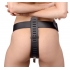 Adjustable Female Chastity Belt - Black