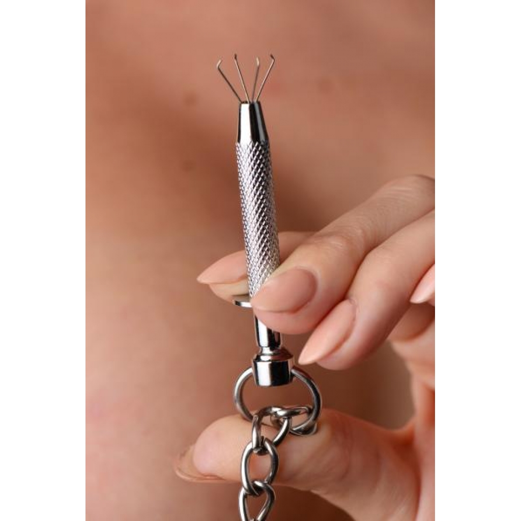 Extreme Sensation Claw Nipple Clamps - Silver