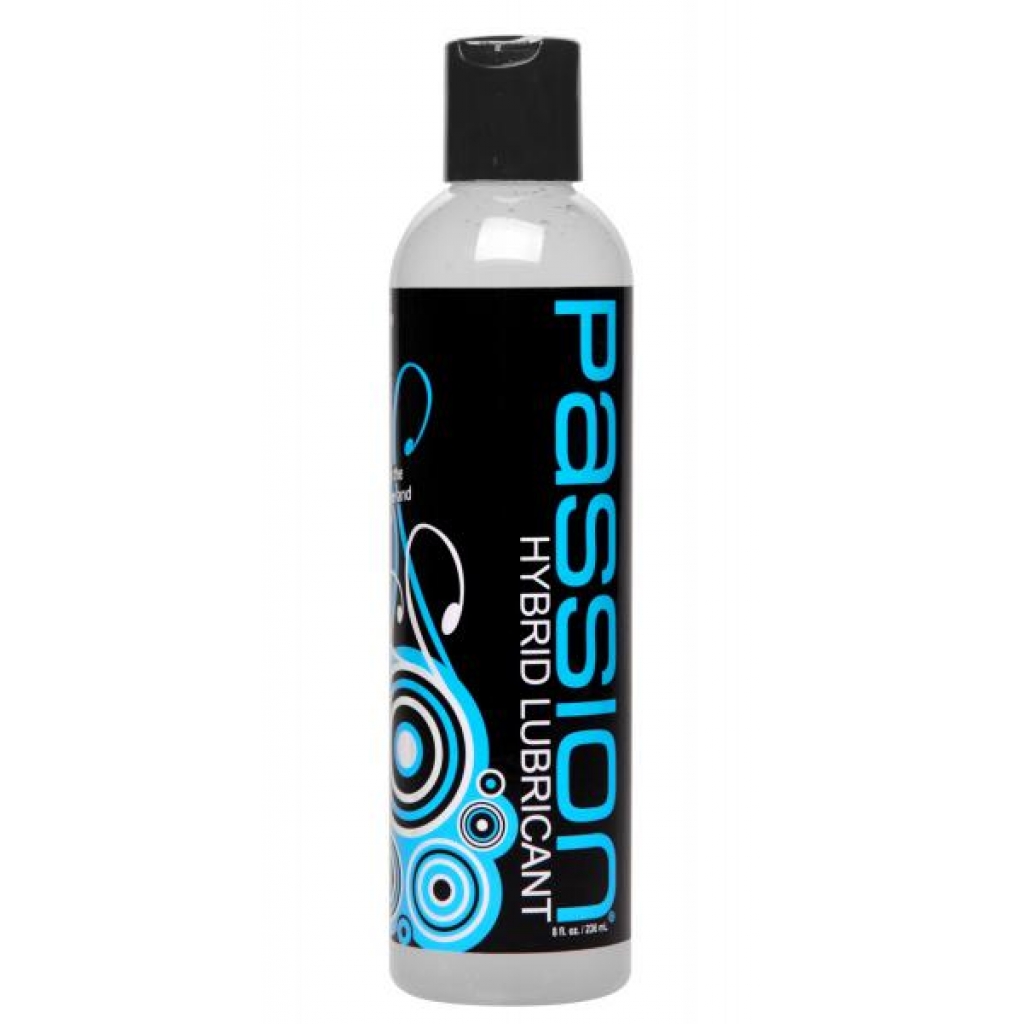 Passion Hybrid Water and Silicone Blend Lubricant - 8oz Clear