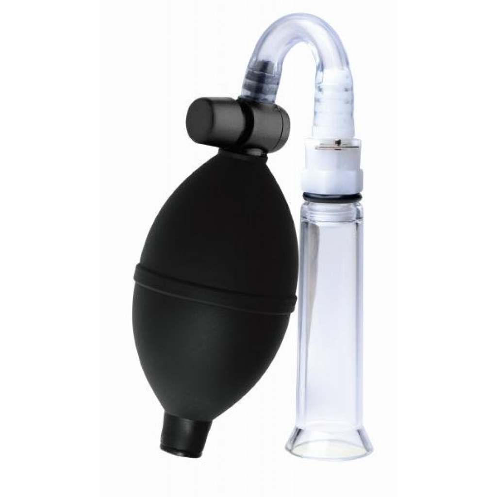 Clitoral Pumping System - Detachable Acrylic Cylinder - Black