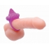 Drip Sensation Cock Ring and Finger Vibe - Purple