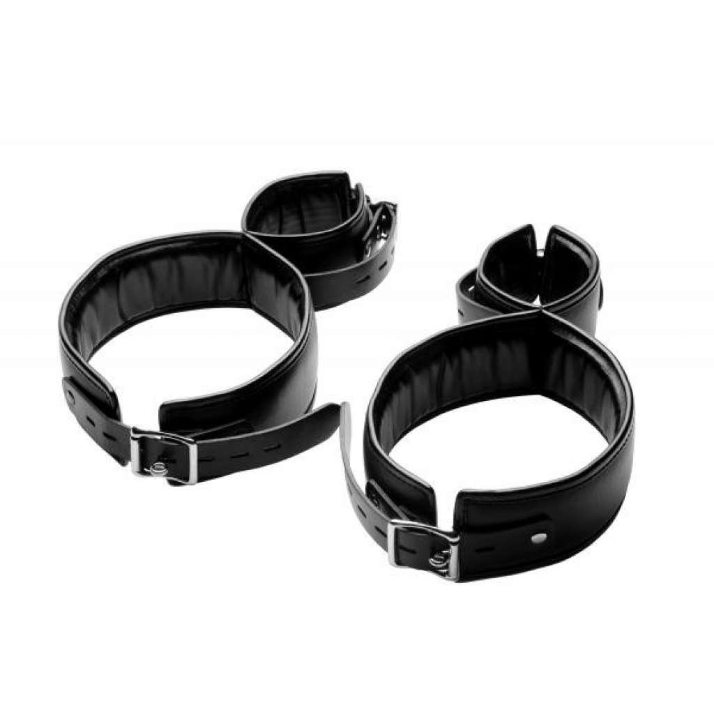 Strict Thigh Cuff Restraint System - Black