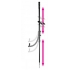 Pleasure Pole with 2 Attachments - Black