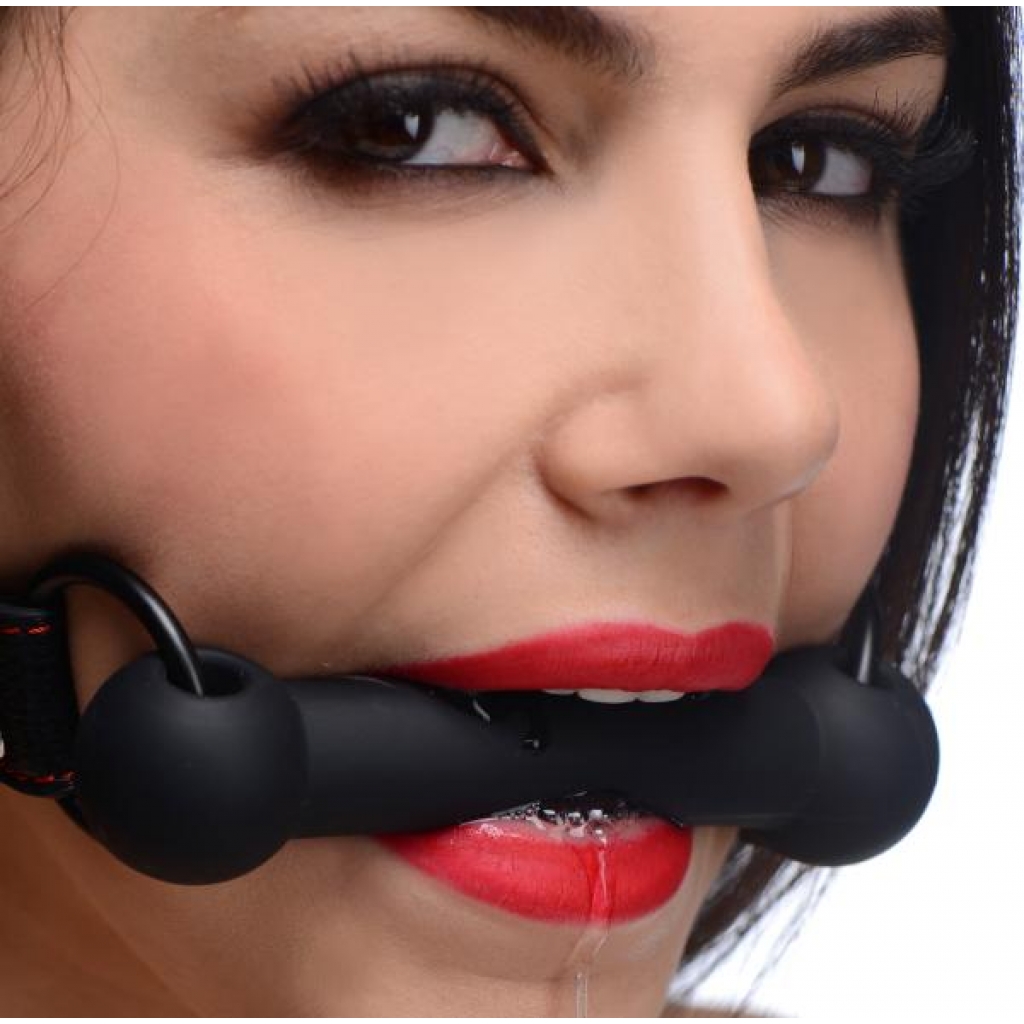 Strict Silicone Bit Gag - Black