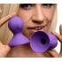 Violets Silicone Nipple Suckers - Purple Pair