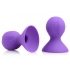 Violets Silicone Nipple Suckers - Purple Pair